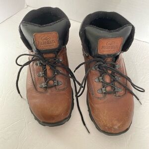 Redhead waterproof brown/black hiking boots men’s size 9.5